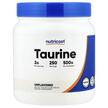 Nutricost, Taurine Unflavored, L-Таурин, 500 г