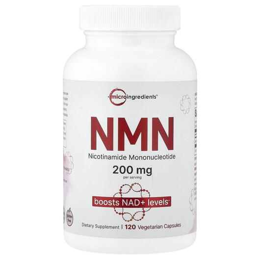 Основное фото товара Micro Ingredients, Никотинамид мононуклеотид, NMN, 120 капсул
