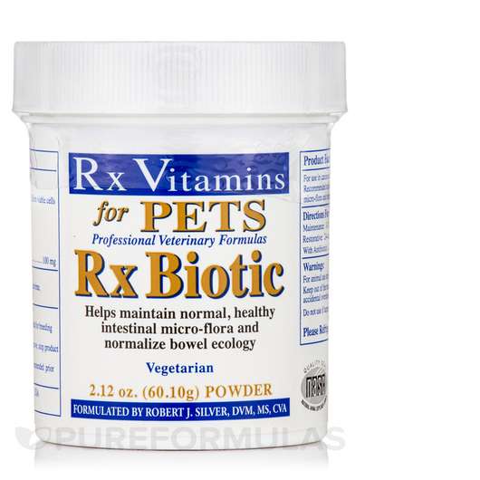 Рx Биотик Паувдер фор Петс, Rx Biotic Powder for Pets, 60.10 г