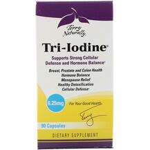Terry Naturally, Йод 625 мг, Tri-Iodine 6.25 mg, 90 капсул
