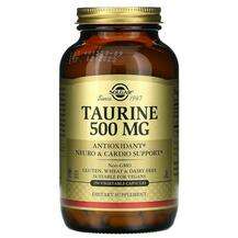 Taurine 500 mg, L-Таурін 500 мг, 250 капсул