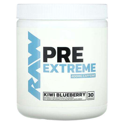 Основное фото товара Raw Nutrition, Голубика, Pre Extreme Kiwi Blueberry, 390 г