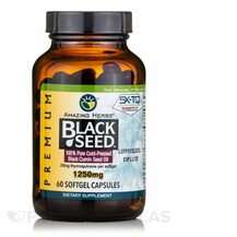 Amazing Herbs, Premium Black Seed Oil 1250 mg, Олія Чорного Км...
