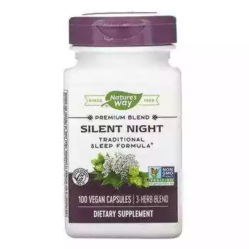 Pre-Order Silent Night Sleep Formula 440 mg 100 Vegetarian Capsules