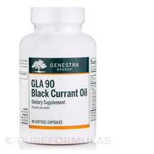Genestra, GLA 90 Black Currant Oil, Чорна смородина, 90 капсул