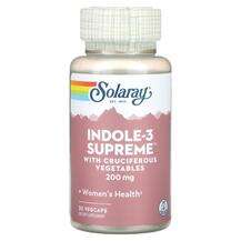 Solaray, Indole-3 Supreme 200 mg, Індол-3-Карбінол, 30 капсул