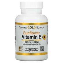 California Gold Nutrition, Sunflower Vitamin E, Вітамін Е Токо...
