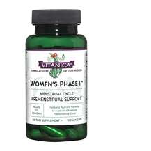 Vitanica, Мультивитамины для женщин, Women's Phase I, 120 капсул
