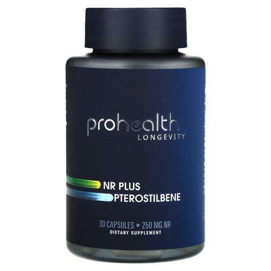 Основне фото товара ProHealth Longevity, NR Plus Pterostilbene 250 mg, Птеростільб...