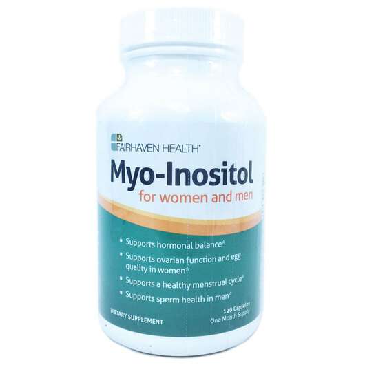 Myo-Inositol For Women and Men, Міо інозитол для жінок та чоловіків, 120 капсул