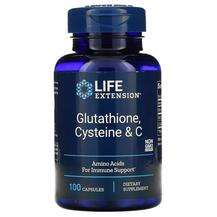 Life Extension, Glutathione Cysteine & C, Глутатіон Цистеї...