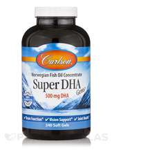 Carlson, ДГК, Super DHA Gems 500 mg, 240 капсул