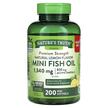 Фото товара Mini Fish Oil Premium Strength Natural, Омега 3, 200 Mini Softgel