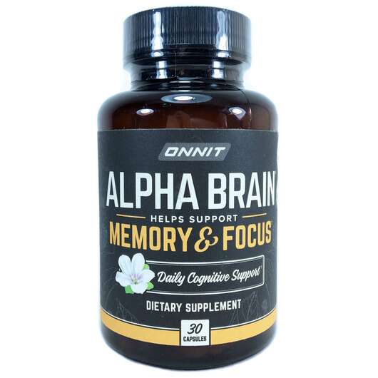 Alpha Brain, Пам'ять та увага, 30 капсул