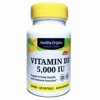 Заказать Витамин D3 5000 МЕ 120 жидких капсул