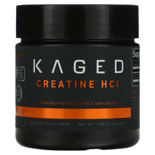 Основное фото товара Kaged, Креатин, Creatine HCl Powder, 56.25 г