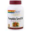 Solaray, Тыквенное масло, Pumpkin Seed Oil 1000 mg, 90 капсул