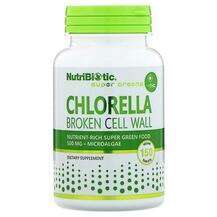 NutriBiotic, Chlorella Microalgae 500 mg, Хлорела, 150 таблеток
