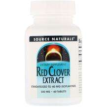 Source Naturals, Red Clover Extract 500 mg 60, Червона Конюшин...