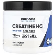 Creatine HCl Unflavored Креатин Nutricost 225 г