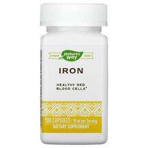 Iron 18 mg, Залізо 18 мг, 100 капсул