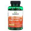 Фото товару Swanson, Norwegian Cod Liver Oil 350 mg, Олія з печінки тріски...