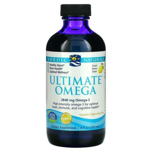Основное фото товара Nordic Naturals, Ультимейт Омега, Ultimate Omega 2840 mg, 237 мл