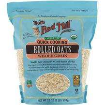Bob's Red Mill, Овес, Organic Quick Cooking Rolled Oats W...