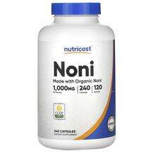 Nutricost, Noni 1000 mg, Ноні, 240 капсул