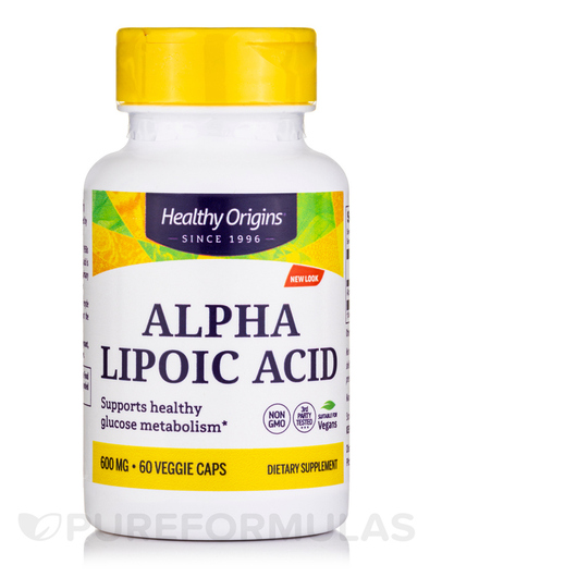 Основное фото товара Альфа-липоевая кислота, Alpha Lipoic Acid 600 mg, 60 капсул