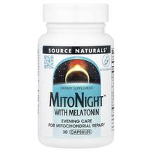 MitoNight With Melatonin Мелатонин Source Naturals