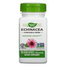 Nature's Way, Эхинацея, Echinacea Purpurea Herb 1200 mg, 100 к...
