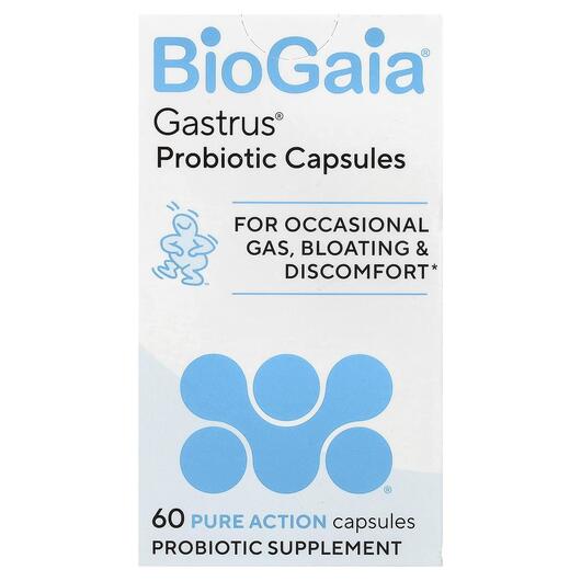 Основне фото товара Gastrus Probiotic Capsules, Пробіотики, 60 Pure Action Capsules