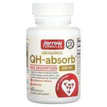 Jarrow Formulas, Убихинол 200 мг, Ubiquinol QH-Absorb 200, 60 ...