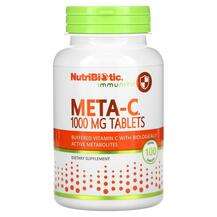 NutriBiotic, Immunity Meta-C 1000 mg, Вітамін C, 100 таблеток