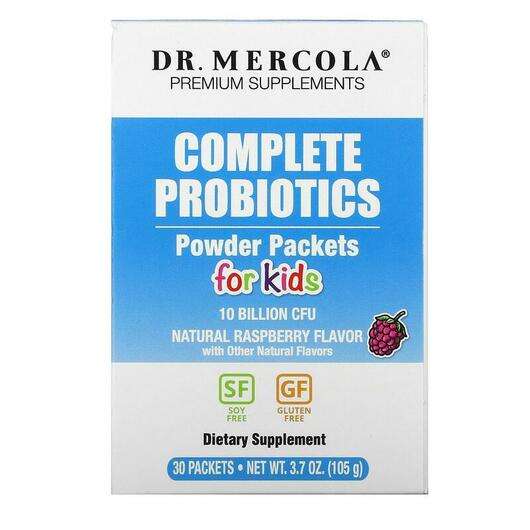 Основне фото товара Dr. Mercola, Complete Probiotics Powder, Пробіотики для дітей,...