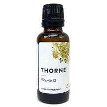 Thorne, Витамин D3, Vitamin D, 30 мл