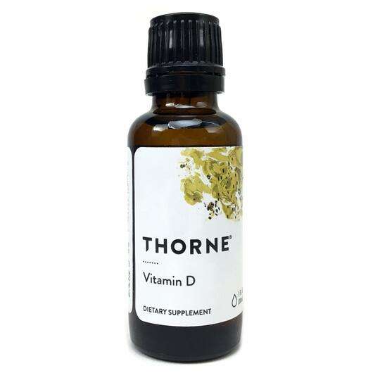 Основне фото товара Thorne, Vitamin D, Вітамін D3, 30 мл