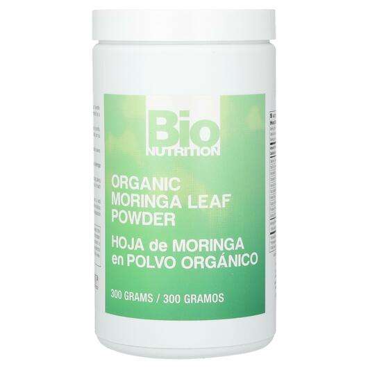Основне фото товара Bio Nutrition, Organic Moringa Leaf Powder, Моринга, 300 г