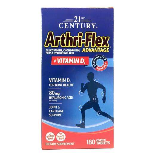 Основне фото товара 21st Century, Arthri-Flex Advantage + Vitamin D3, Підтримка су...