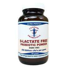 Custom Probiotics, D-Lactate Free Probiotic Powder, 50 g