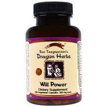 Dragon Herbs, Травяные добавки, Will Power 500 mg, 100 капсул
