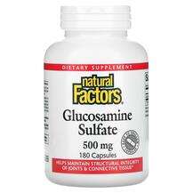 Natural Factors, Glucosamine Sulfate 500 mg, 180 Capsules