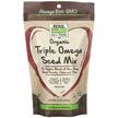 Фото товару Real Food Organic Triple Omega Seed Mix, Омега 3, 340 г
