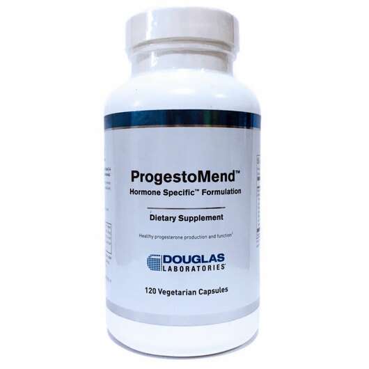 Основне фото товара Douglas Laboratories, ProgestoMend, Прогестерон, 120 капсул