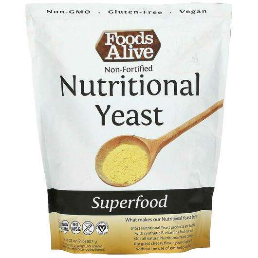 Superfood Non-Fortified Nutritional Yeast, Суперфуд, 907 г