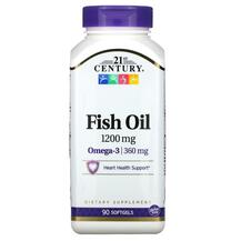 Риб'ячий жир 1200 мг Fish Oil 1200 mg 21st Century