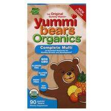 Витамины для детей, Yummi Bears Organics Complete Multi, 90 ко...