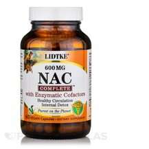 Lidtke, NAC Complete , N-ацетил-цистеїн NAC, 60 капсул