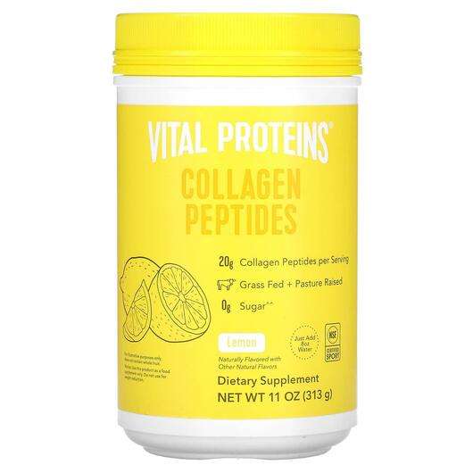 Collagen Peptides Lemon, Колагенові пептиди, 313 г